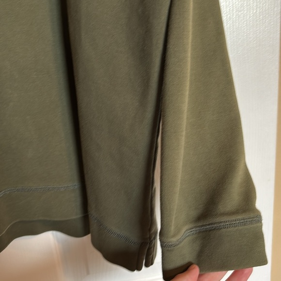 Tommy Bahama men’s green quarter zip Pima cotton sweater size large - Picture 5 of 9